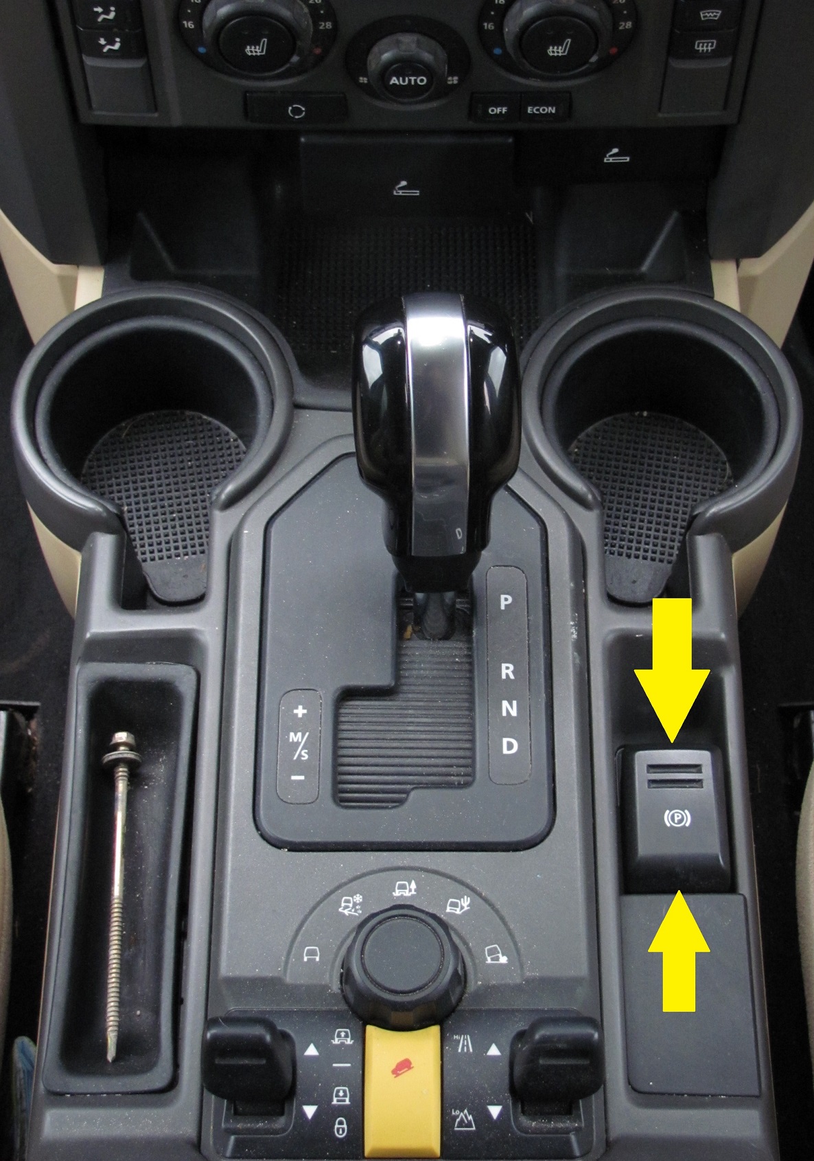 Land Rover Discovery 3 Hand Brake Switch Black interior break park